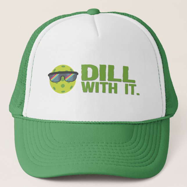 "Dill With It" Pickleball Hat (Front)