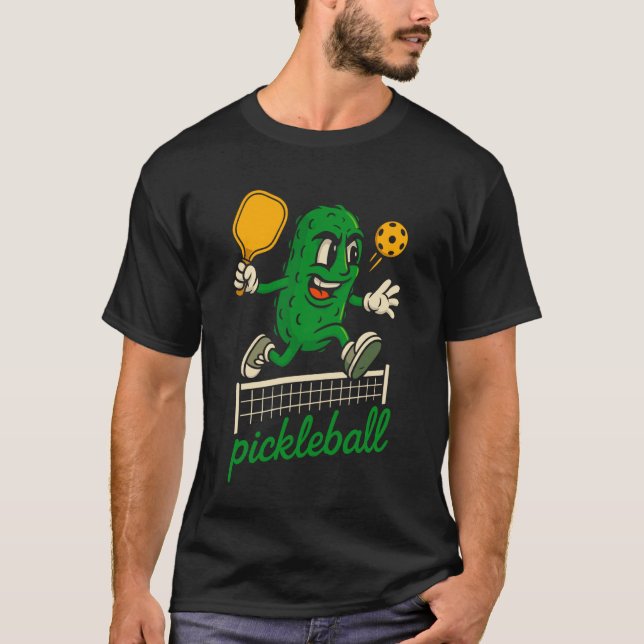Dill with It Pickleball Joke Tee Pickleball Squad  (Front)