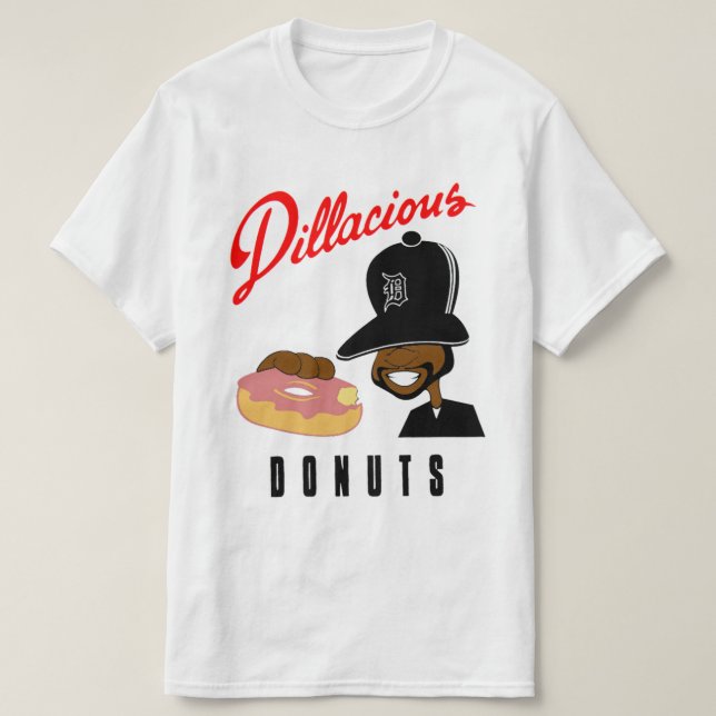 Dillacious Donuts T-Shirt (Design Front)