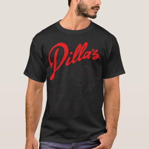 Dillas Donuts Delicious Vinyl Jay Dee J Dilla Hip T_Shirt