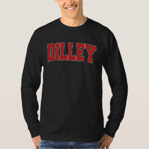 DILLEY TX TEXAS Varsity Style USA Vintage Sports T-Shirt