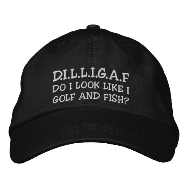 DILLIGAF EMBROIDERED BASEBALL CAP (Front)