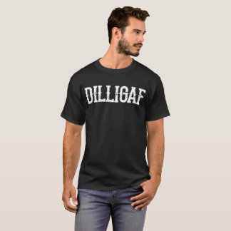 DILLIGAF Mens Biker motorcycle car T-Shirt