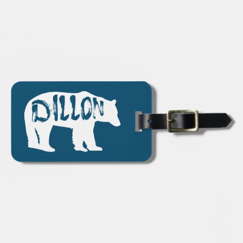 Dillon Colorado Bear Luggage Tag