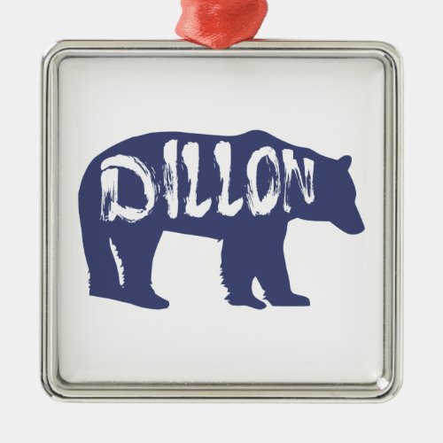 Dillon Colorado Bear Metal Ornament