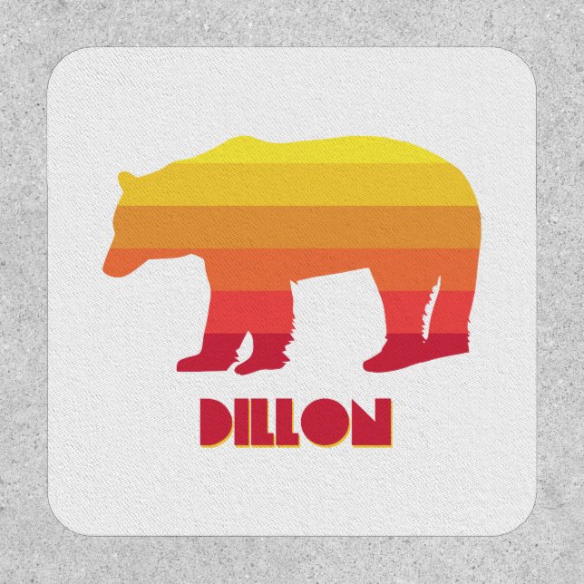 Dillon Colorado Rainbow Bear Patch (Front)