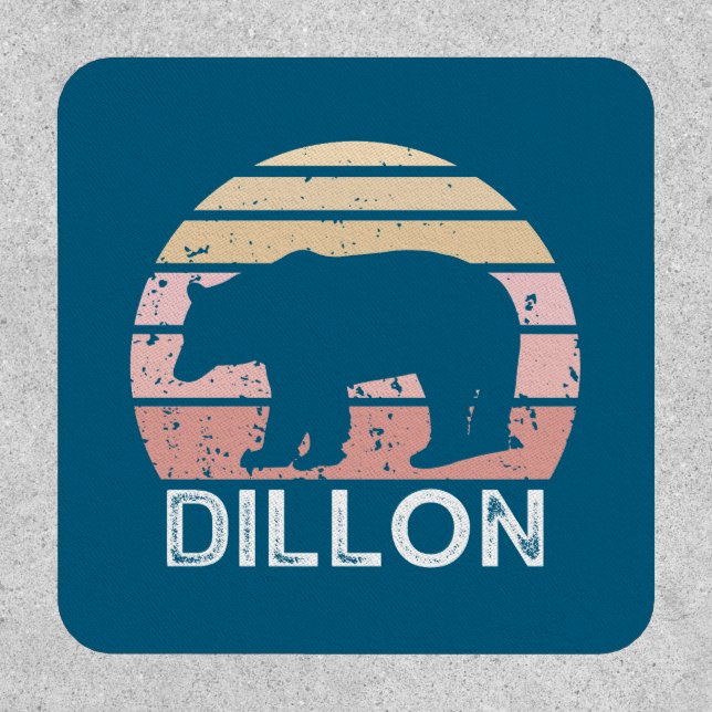 Dillon Colorado Retro Bear Patch (Front)