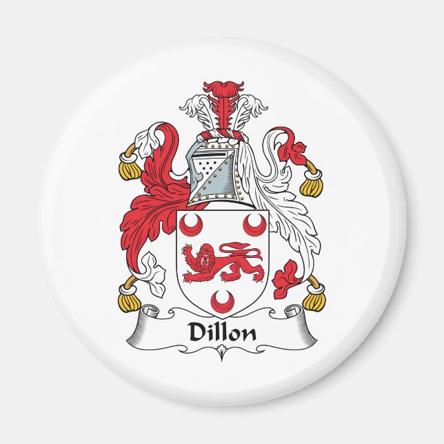 Dillon Family Crest Magnet (Front)