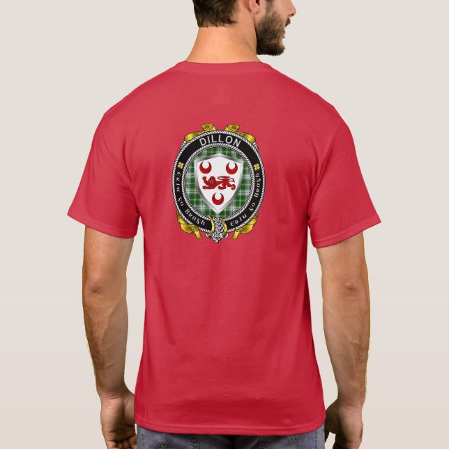Dillon Irish Shield T-Shirt (Back)