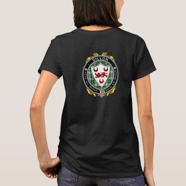 Dillon Irish Shield Women's T-Shirt (Back)