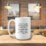 Dilly Dally Mug<br><div class="desc">Make a statement with your favorite beverage with The Dilly Dally Mug. Personalize with your name and initial.</div>