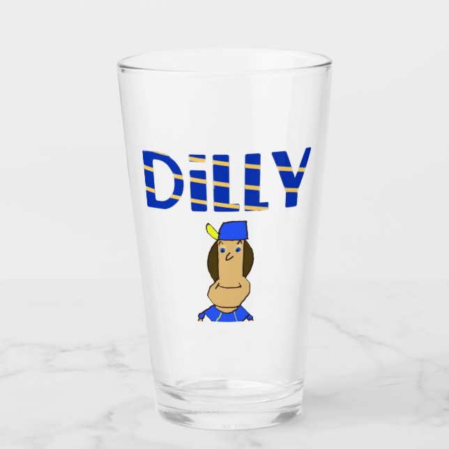 Dilly Glass Cup (Front)
