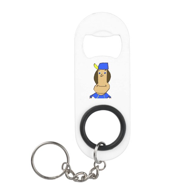 Dilly Mini Bottle Opener With Keychain (Front)