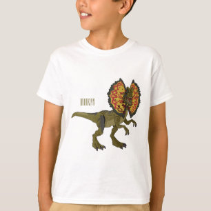 Dilophosaurus cartoon illustration T-Shirt