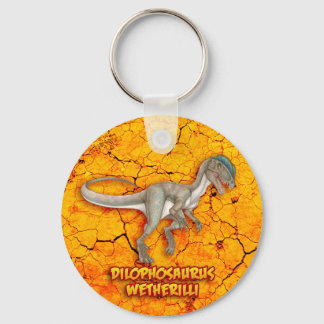 Dilophosaurus Keychain