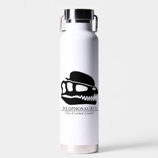 Dilophosaurus Skull Water Bottle