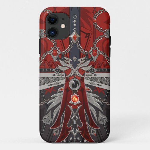 Diluc Red Night Genshin Impact iPhone 11 Case