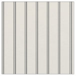 [ Thumbnail: Dim Gray and Beige Colored Pattern of Stripes Fabric ]