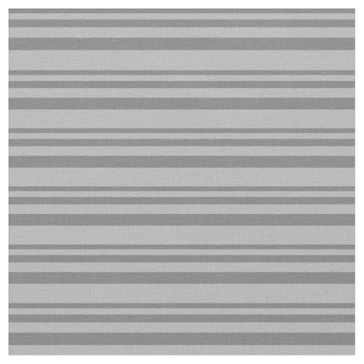 Dim Gray and Dark Gray Lined Pattern Fabric