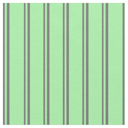 Dim Gray and Green Colored Pattern of Stripes Fabric