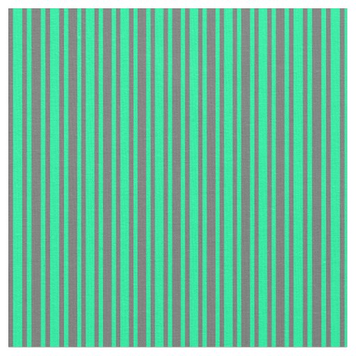 Dim Gray and Green Striped/Lined Pattern Fabric