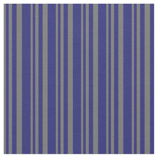 Dim Gray and Midnight Blue Colored Pattern Fabric