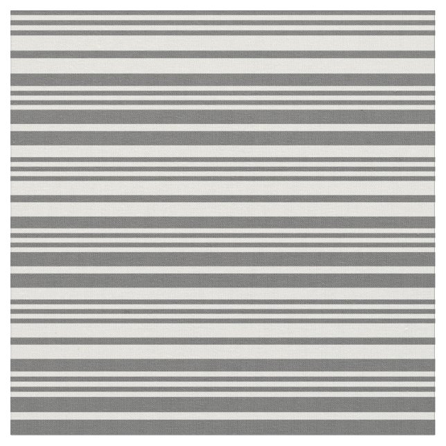 Dim Gray and Mint Cream Pattern Fabric (Close Up)