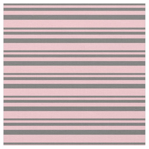 Dim Gray and Pink Lines Fabric
