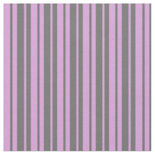 Dim Gray and Plum Colored Stripes Fabric