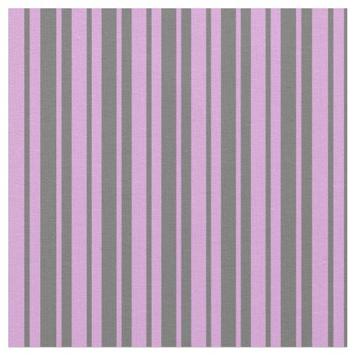 Dim Gray and Plum Colored Stripes Fabric