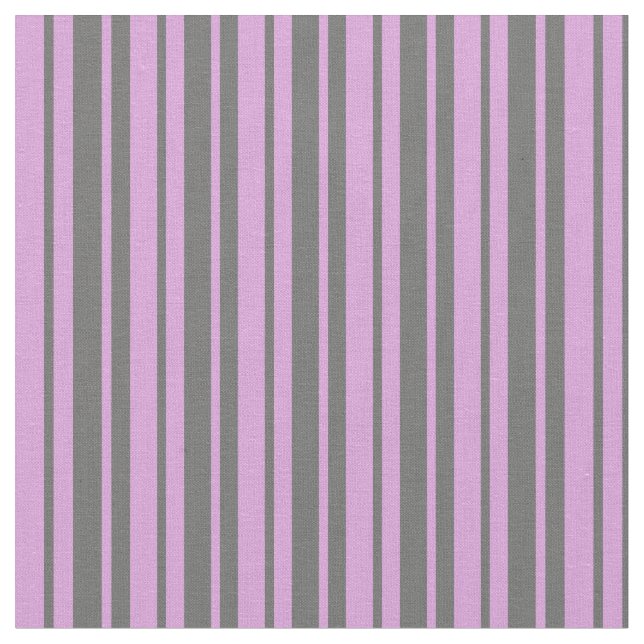 Dim Gray and Plum Colored Stripes Fabric (Close Up)