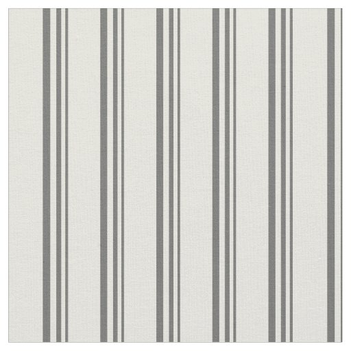 Dim Gray & Beige Striped/Lined Pattern Fabric
