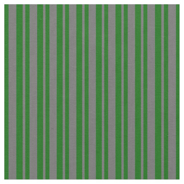 Dim Gray & Dark Green Colored Pattern Fabric (Close Up)