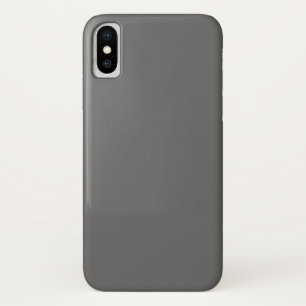 Dim Gray iPhone X Case