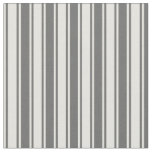 [ Thumbnail: Dim Gray & Light Yellow Colored Stripes Fabric ]