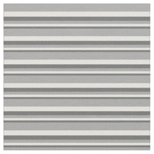 Dim Gray, Light Yellow & Dark Grey Colored Lines Fabric