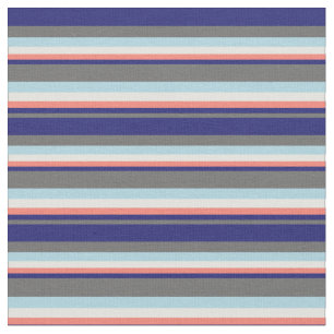 Dim Gray, Midnight Blue, Salmon, Light Cyan & Blue Fabric