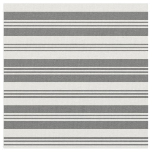 Dim Gray & Mint Cream Colored Pattern Fabric