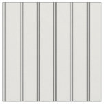 Dim Gray &amp; Mint Cream Lines/Stripes Pattern Fabric