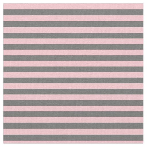 Dim Gray & Pink Lines/Stripes Pattern Fabric