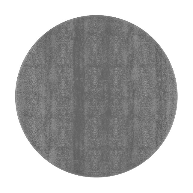 Dim Gray Round Glass Cutting Board (Front)