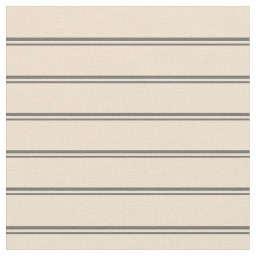 Dim Gray & Tan Stripes Pattern Fabric