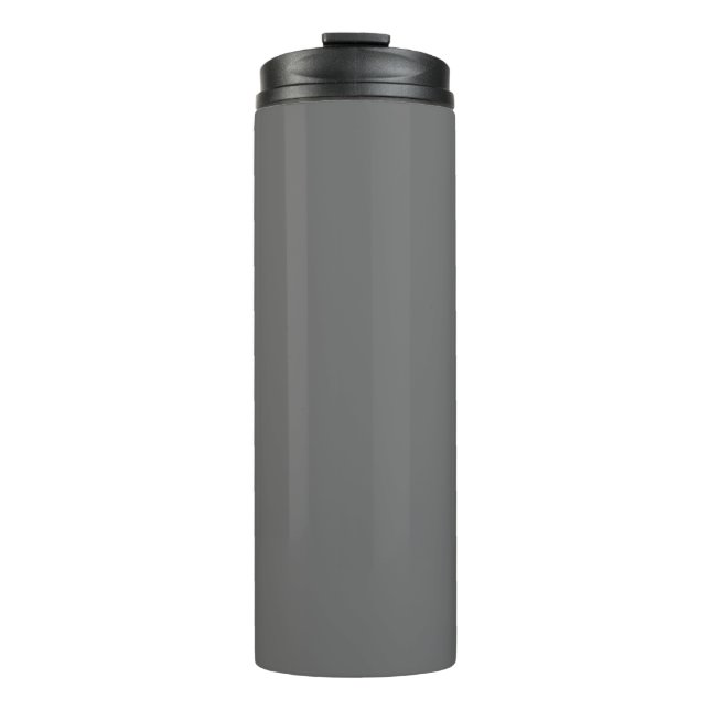 Dim Gray Thermal Tumbler (Front)