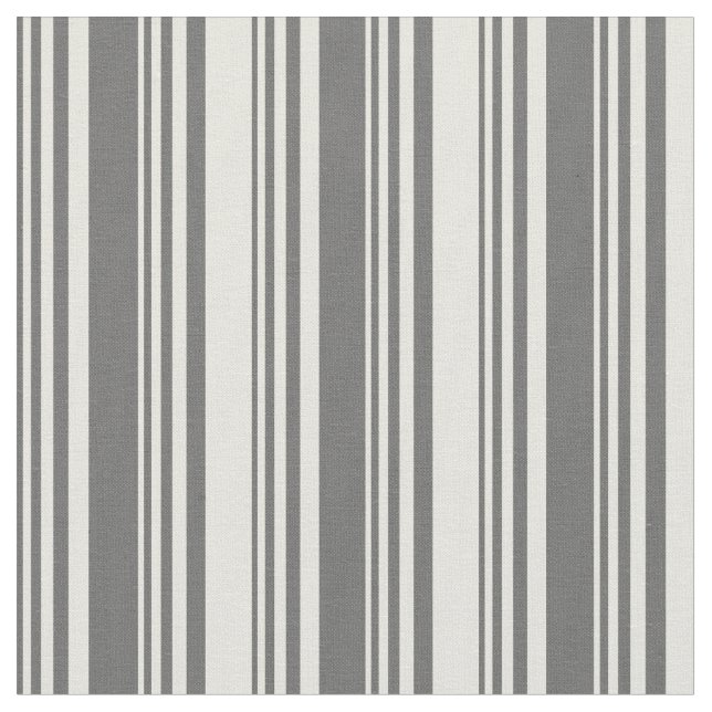 Dim Grey and Beige Colored Pattern Fabric (Close Up)