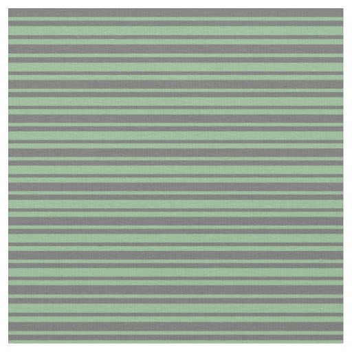 Dim Grey and Dark Sea Green Lines Fabric