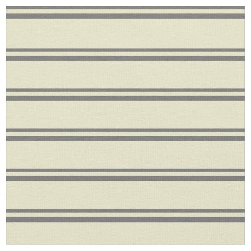 Dim Grey and Pale Goldenrod Lined/Striped Pattern Fabric