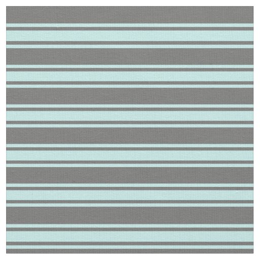 Dim Grey and Turquoise Lined Pattern Fabric