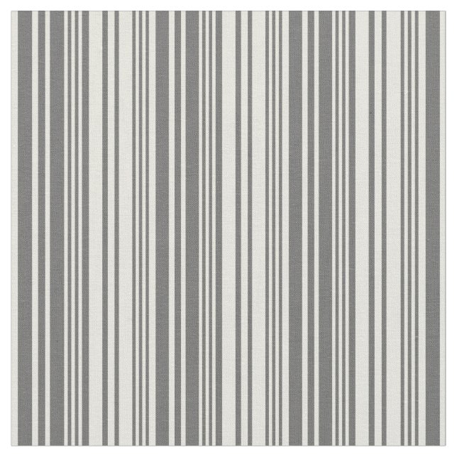 Dim Grey & Beige Pattern Fabric (Close Up)