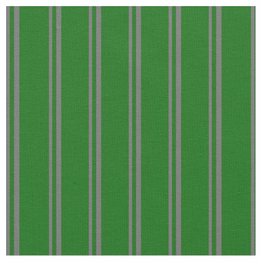 Dim Grey & Dark Green Lines Fabric