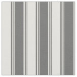 [ Thumbnail: Dim Grey & Light Yellow Colored Stripes Fabric ]